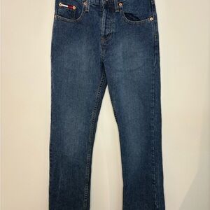 Tommy Hilfiger Dark Blue Straight Leg Jeans